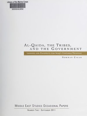cover image of Al-Qaida, the Tribes, and the Government